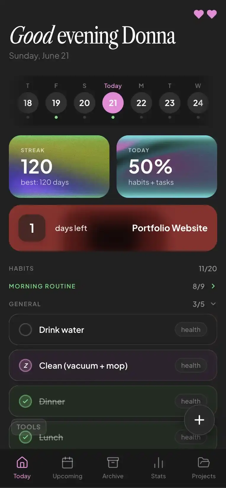 Current version of the planning app